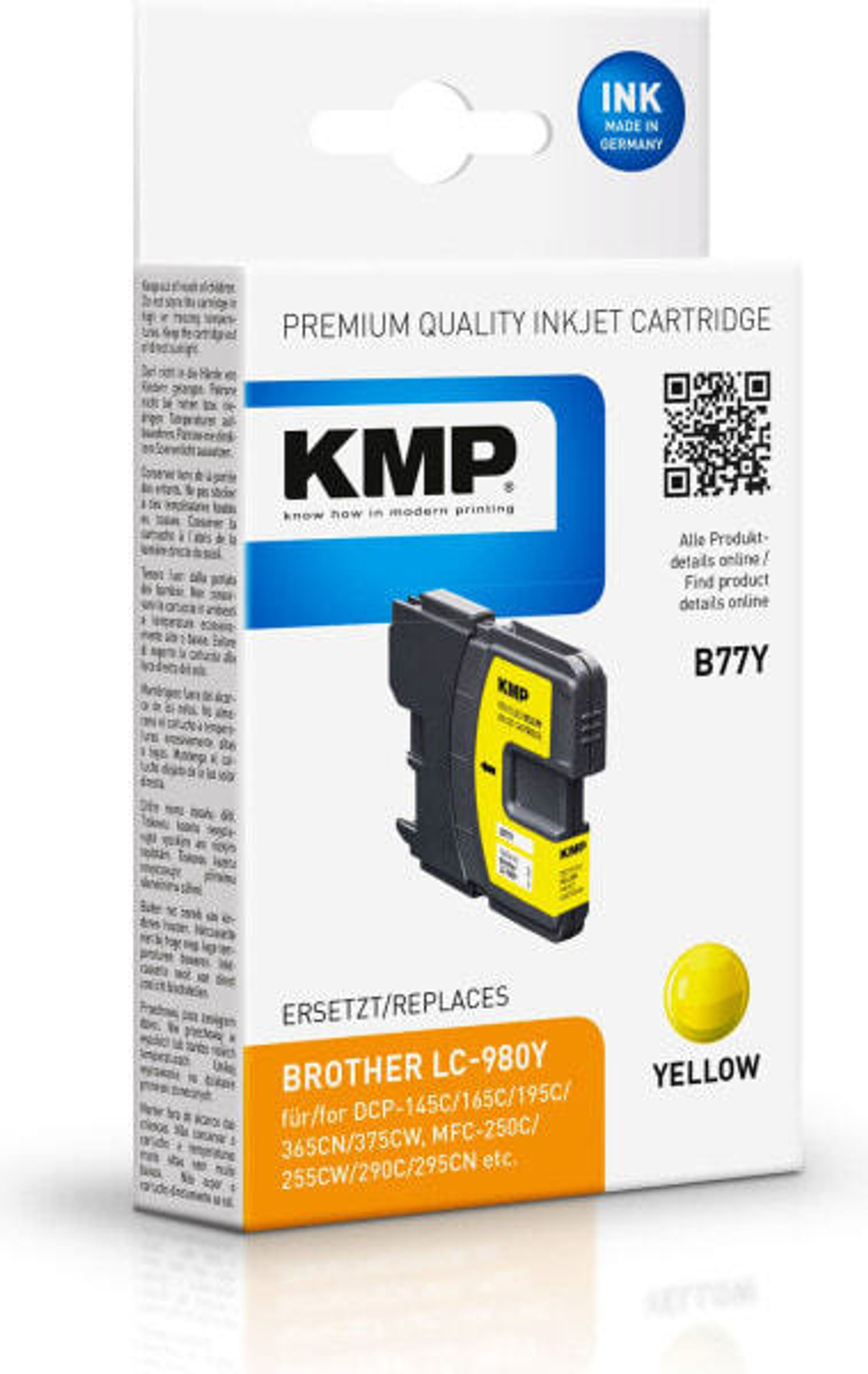 KMP B77Y Совместимый Желтый 1 шт 1521,4009