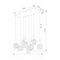 Подвесной светильник TK Lighting 11151 Sophia Green Cognac a071836