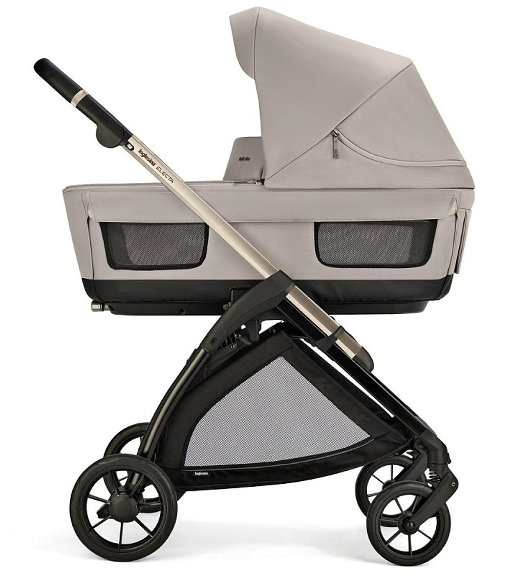 Коляска 3 в 1 Inglesina Electa System Quattro DRW 2025 с подставкой под люльку Battery Beige