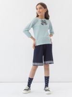 Джемпер голубой для девочки арт. AT824-1