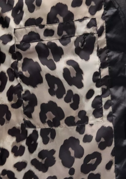 Стеганое пальто с капюшоном наполнитель пух/перо Black Label