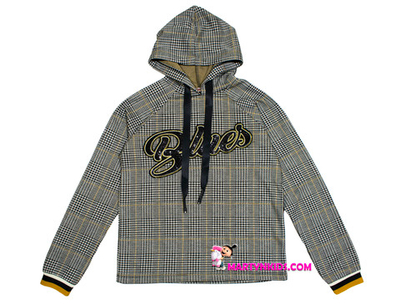 толстовка худи теплая  Блюз 1344