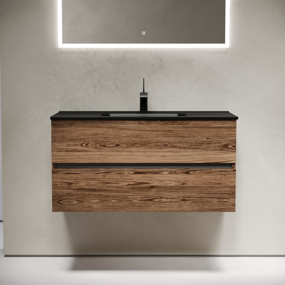 Тумба с раковиной Sancos Urban 100 см UR100ECH дуб чарльстон