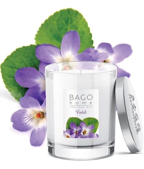 Фиалка, ароматическая свеча, Bago home