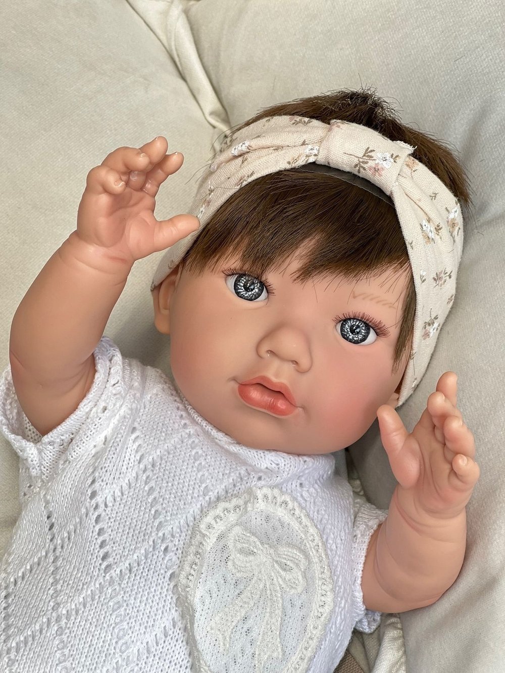 Кукла Реборн Marina and Pau 45cм Alina мягконабивная (M3001)