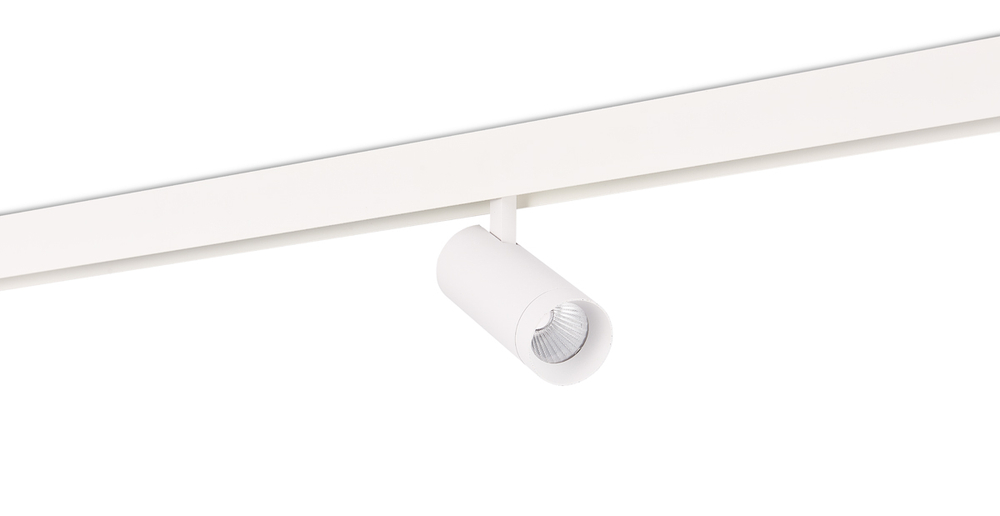 Светодиодный светильник Alpha для SPACE Track system 20Вт,  D60xL160 мм,  1185Лм,  36°,  3000К,  диммируемый 0-10В,  Ra >90,  белый