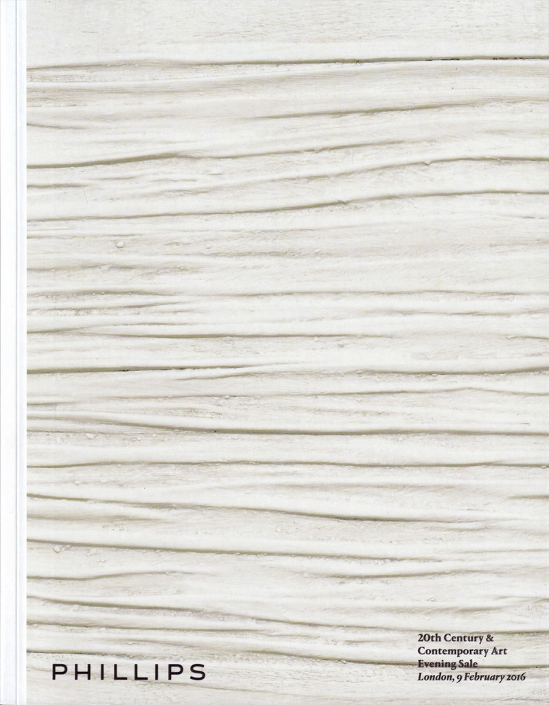 Каталог аукциона Phillips, Нью-Йорк, Современное искусство: вечерние торги от 9 февраля 2016 года