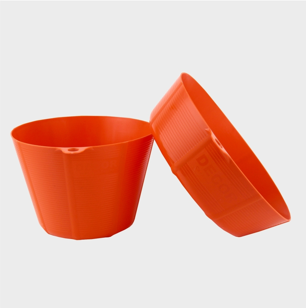 Ёмкость для гипса и затирки 0,67л низкая DECOR 670-0067