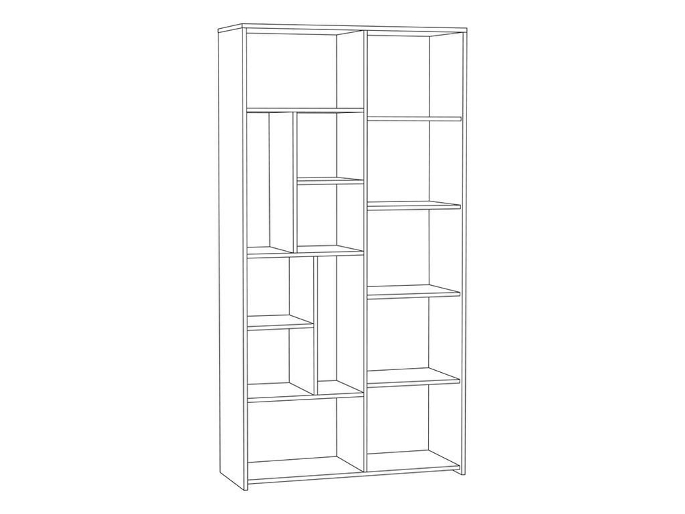 Трувор шкаф-стеллаж 13.206 Дуб Гранж Песочный/Интра