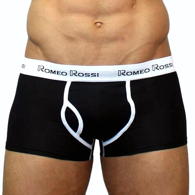 Набор из 3 разноцветных трусов-боксеров с контрастной резинкой (Размер: L) (Цвет: разноцветный)