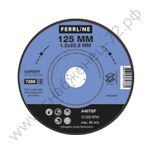 Круг отрезной по металлу FerrLine Expert 125 х 1,2 х 22,2 мм A46TBF