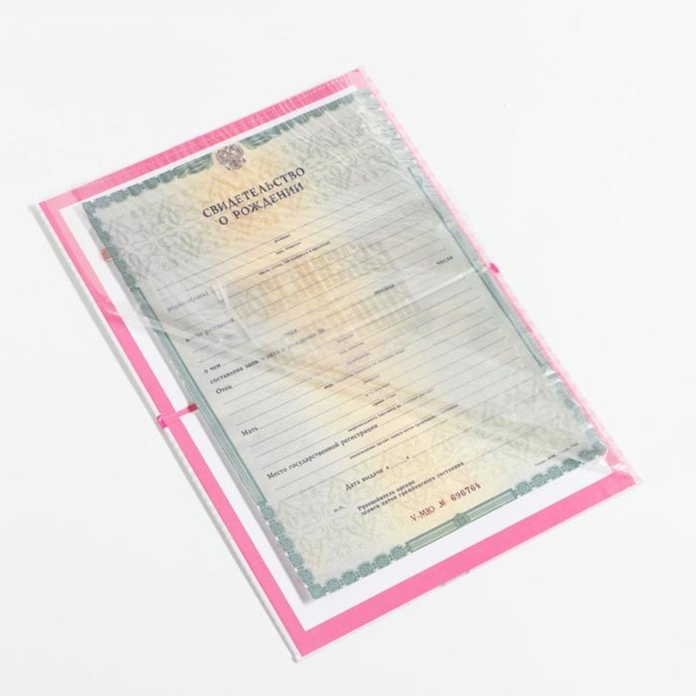 3809690 Свидетельство о рождении малышки "Зайка"