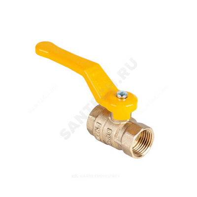 Кран шаровой латунь газ Стандарт Ду 20 Ру40 ВР полнопроходной рычаг Dist 412Р