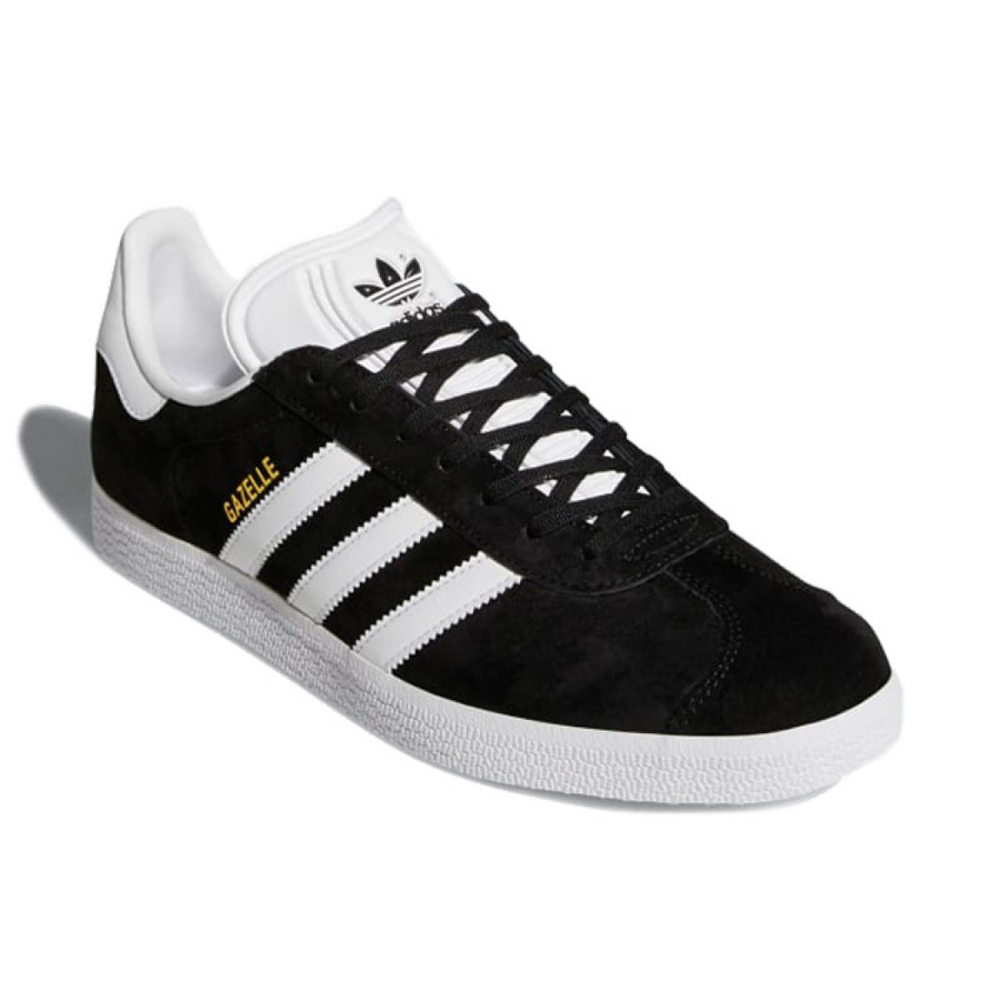 Кроссовки Adidas Originals Gazelle Core Black Cloud White Gold