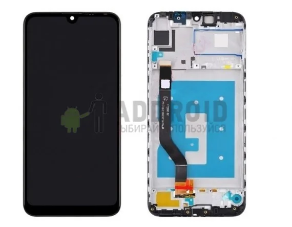 Дисплей для Huawei Enjoy 8 / Y7 Prime 2018 в сборе с тачскрином на рамке (Black)