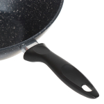 Сковорода-вок алюминий, 28 см, антипригарное покрытие, Vari, Каменная, черная, ККLWBL35128