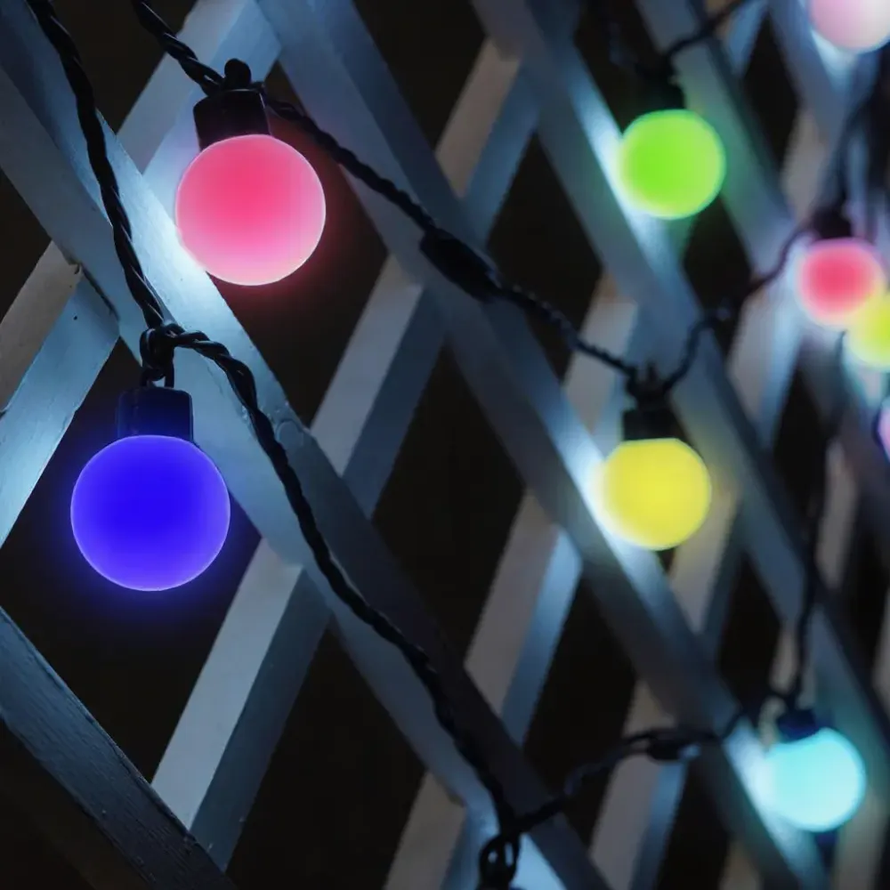 Гирлянда с шариками, 5м/220в