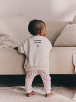 Толстовка и легинсы в комплекте для малышей Next W76-817, Молочный, Розовый