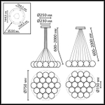 Подвесной светильник Odeon Light MAGIA 7109/19