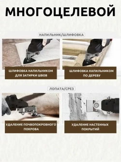 Насадка на болгарку / Насадка Реноватор для УШМ для резьбы М14 для болгарки