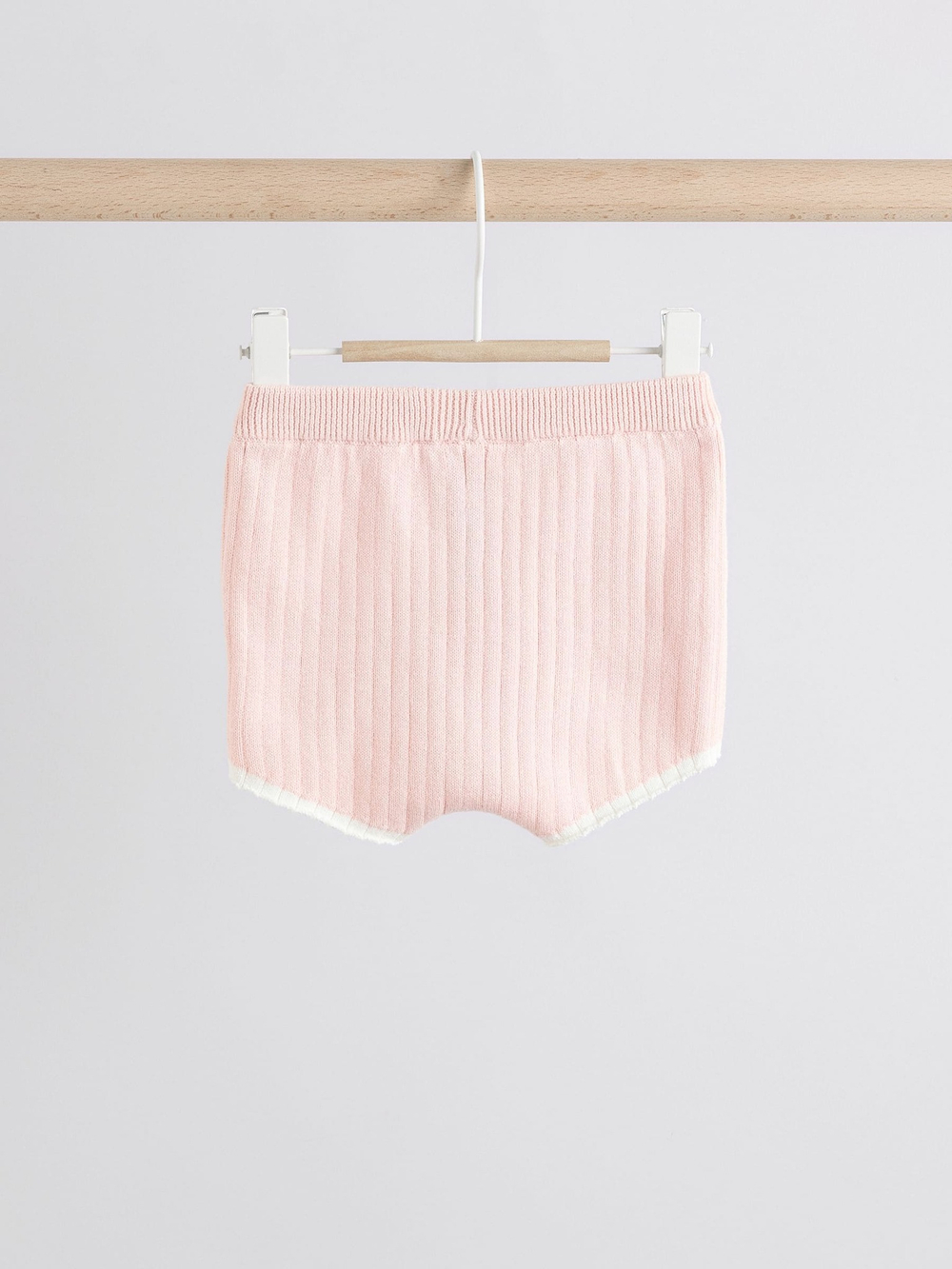 Вязаная футболка и шорты в комплекте для малышей Next AA8-205, Розовый