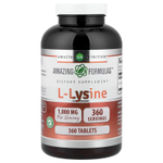 Amazing Nutrition, L-лизин, 1000 мг, 360 таблеток