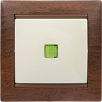 Рамка 1 пост тонированное дерево Valena Classic LEGRAND