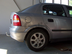 Оцинкованный фаркоп на Opel Astra G седан 1998-2004, Chevrolet Viva 2004-2008 (без электрики), Galia O007A