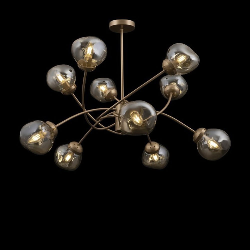 Люстра на штанге Freya  FR8017PL-10MG