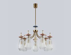 Ambrella Люстра на штанге с керамикой Ceramo Modern LH53184