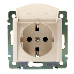 4322/4422 Розетка с крышкой 10 шт белая