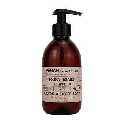 Мыло для рук и тела VEGAN.Love.Studio «Tonka Beans, Leather» 300 мл