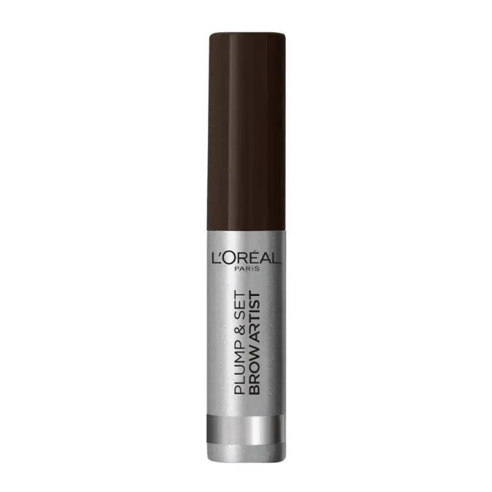 Loreal Plump&Set Brow Artist  Тушь для бровей темно-коричневый