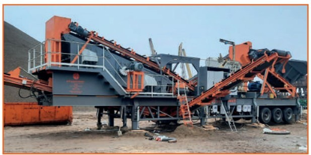 Мобильная установка для производства и промывки песка PolygonMach PMVS-90