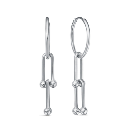 Серьги из серебра 925 пробы
