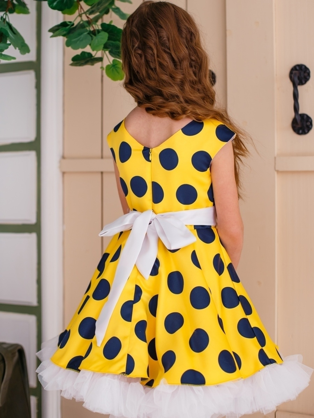 Нарядное платье "Стиляги" в горох