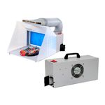 Окрасочный бокс (питание от адаптера 12В, светодиодная подсветка рабочей зоны)