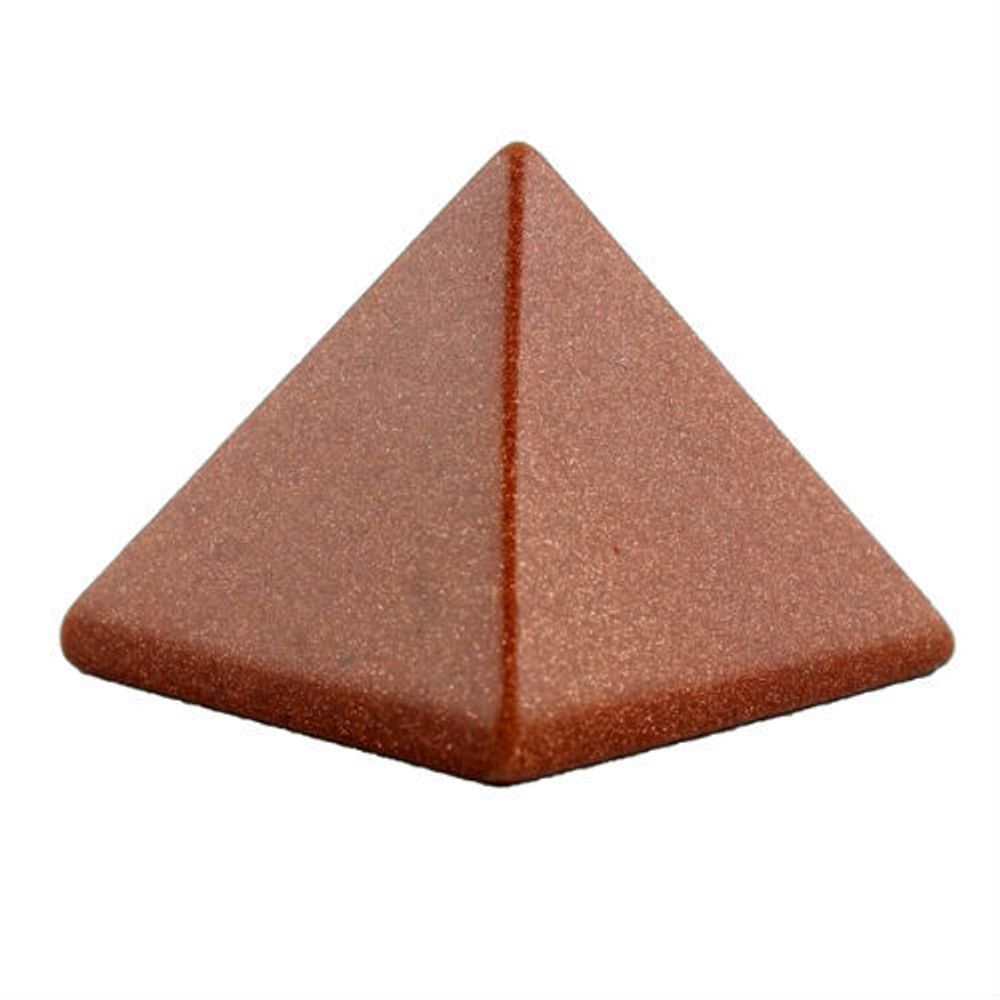 Пирамида 30мм авантюрин коричневый