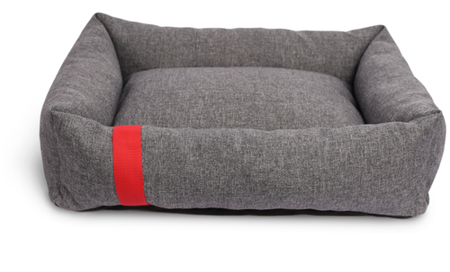 Зоогурман лежак для кошек и собак Антураж серый