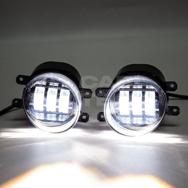 Противотуманные фары (ПТФ) линзованные "Sal-Man" на Toyota Camry XV40, XV50, XV55, XV70 (арт. 00066) (3 диода LED 50W)