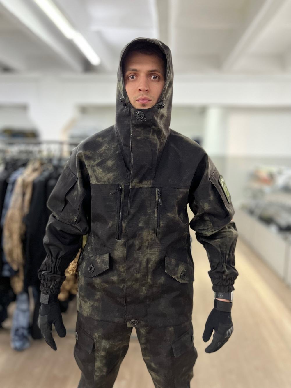 Костюм горка 6 весна-лето лайт / черный мох