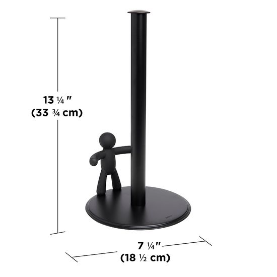 Держатель для бумажных полотенец buddy, черный