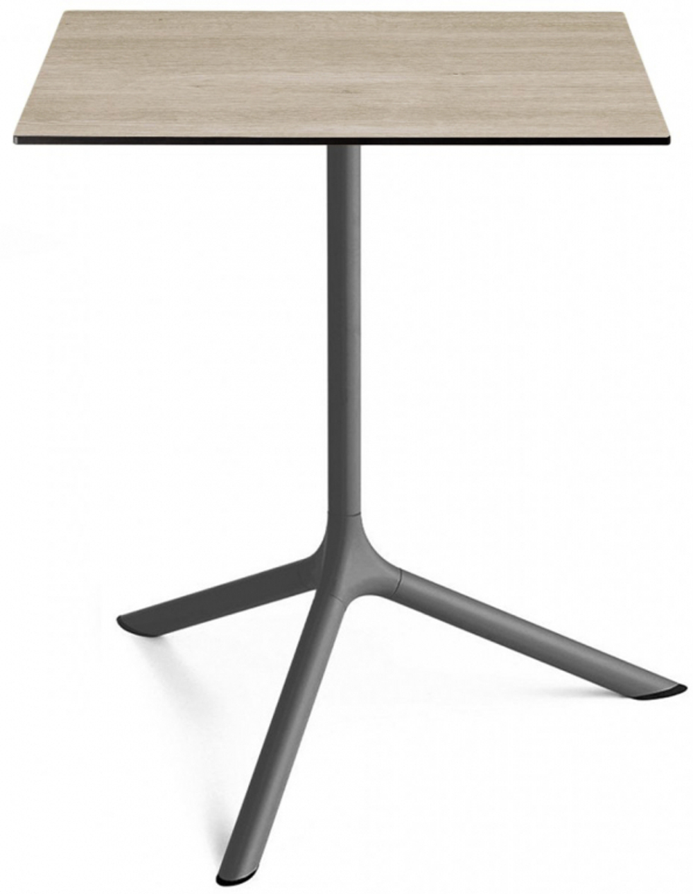 Стол ламинированный обеденный складной Scab Design Tripe Maxi Folding, антрацит, состаренный дуб тортора
