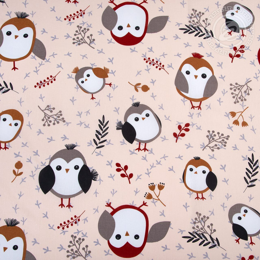 Пташка, бязь (100% хлопок)