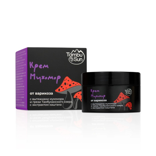 Крем Мухомор «От варикоза» TambuSun, пластик 50 мл