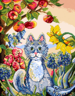 "Дачный сезон"-1890 канва с рисунком