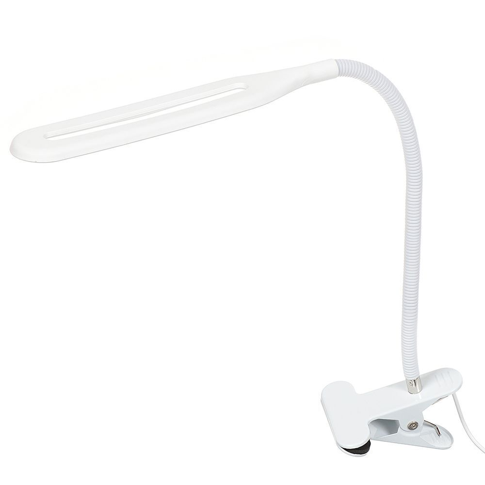 Светильник настольный на прищепке, USB+адаптер, белый, SPE17156-13/333934