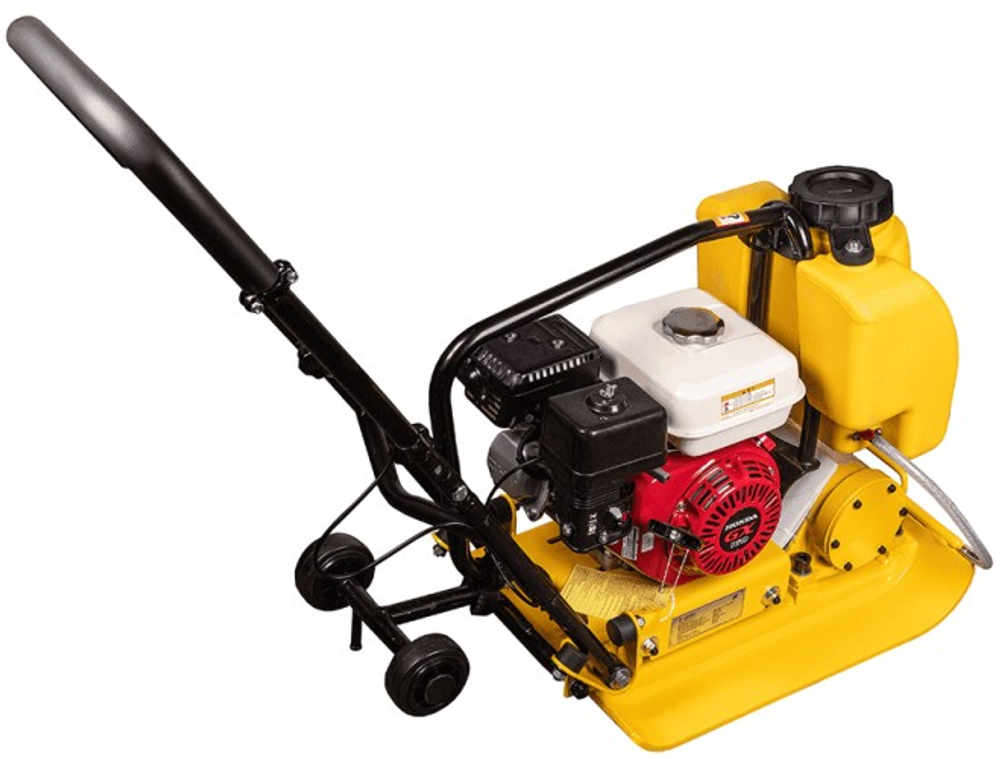 Виброплита VEKTOR VPG-90E колеса, бак 3261