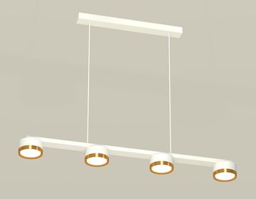 Комплект подвесного светильника 4*GX53 XB9151152/4 SWH/PYG белый песок/золото желтое полированное(C9151, N8124)Techno DIY System Complects Ambrella