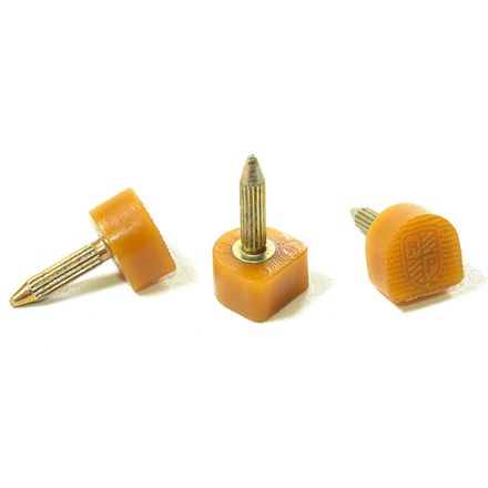 Набойки штучные BP №10 (10х10х6мм), штырь 3мм, бежевый